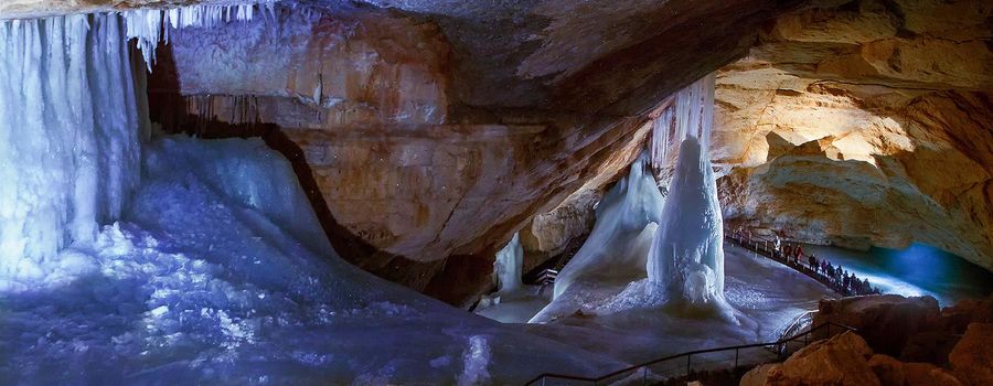 Eishöhlen und Dachsteinhöhlen Urlaub Salzkammergut